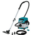 Wet / Dry Vacuums | Makita XCV22ZU 36V (18V X2) LXT Brushless Lithium-Ion 2.1 Gallon Cordless AWS HEPA Filter Dry Dust Extractor / Vacuum (Tool Only) image number 1