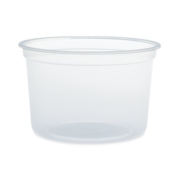  | Dart MN16-0100 MicroGourmet 16 oz. Plastic Food Containers - Translucent (500/Carton)