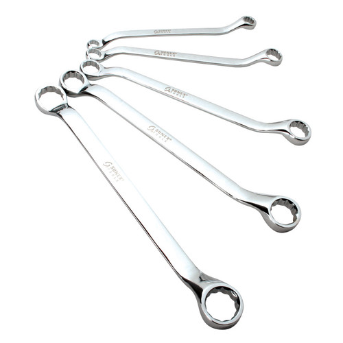 Box Wrenches | Sunex 9950 5-Piece SAE Double Box Wrench Set image number 0