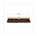 Brooms | Boardwalk BWK20118 18 in. Brush 3.25 in. Natural Palmyra Fiber Bristles Floor Brush Head image number 1