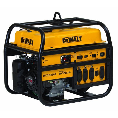 Portable Generators | Dewalt DXGN4500 4,500 Watt Commercial Generator with Honda Engine image number 0