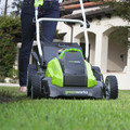 Push Mowers | Greenworks 25223 40V G-MAX Cordless Lithium-Ion 19 in. 3-in-1 Lawn Mower image number 10