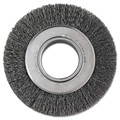 Grinding Sanding Polishing Accessories | Anderson A01134 6 in. Diameter 2 in. Arbor Crimped-Wire Wheel image number 0