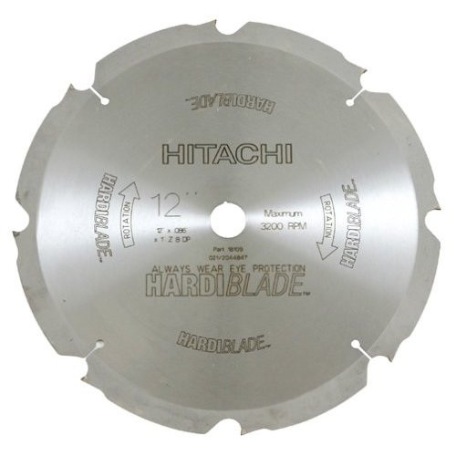Blades | Hitachi 18109 12 in. 8-Tooth HardiBlade PCD Fiber Cement Saw Blade image number 0