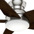 Ceiling Fans | Casablanca 59022 52 in. Contemporary Isotope Brushed Nickel Espresso Indoor Ceiling Fan image number 3
