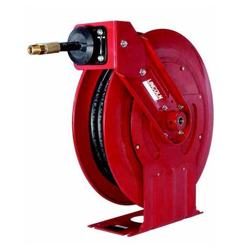 Air Hoses and Reels | Lincoln Industrial 94552 50 ft. x 1/4 in. High Pressure Grease Hose and Reel Assembly image number 0