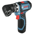 Drill Drivers | Factory Reconditioned Bosch GSR12V-140FCB22-RT 12V Lithium-Ion Max FlexiClick 5-In-1 1/4 in. Cordless Drill Driver System Kit (2 Ah) image number 3