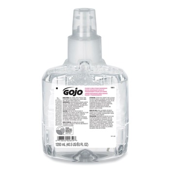 | GOJO Industries 1911-02 Clear and Mild 1200 ml Foam Handwash Refill for LTX-12 Dispenser (2/Carton)