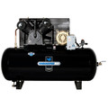 Stationary Air Compressors | Industrial Air IH9969910 10 HP 120 Gallon Oil-Lube Horizontal Air Compressor with Baldor Motor image number 0