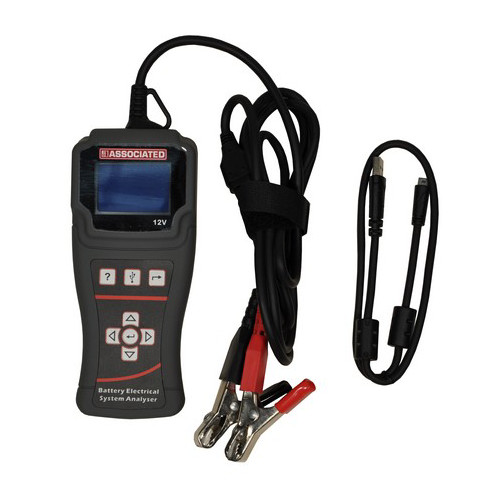 Battery Chargers | Associated Equipment 12-1012 Handheld Battery Tester with USB Port image number 0