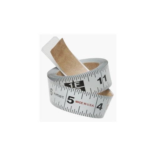 Saw Accessories | Delta 79-066 Biesemeyer 12 ft. Left 3/4 in. English Adhesive-Backed Measuring Tape image number 0
