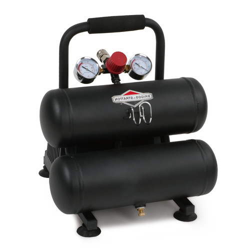 Air Tanks | Briggs & Stratton 120241 2 Gallon 1/3 HP 100 PSI Twin Stack Air Tank image number 0