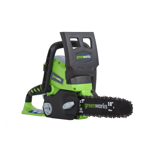 Chainsaws | Greenworks 20362 24V Cordless Lithium-Ion Enhanced 10 in. Chainsaw Kit image number 0