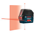 Rotary Lasers | Bosch GCL2-160 Self-Leveling Cross-Line Laser with Plumb Points image number 6