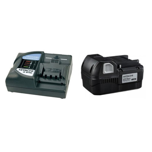 Battery and Charger Starter Kits | Hitachi UC36YRSLK 36V Lithium-Ion Battery and Charger Kit image number 0