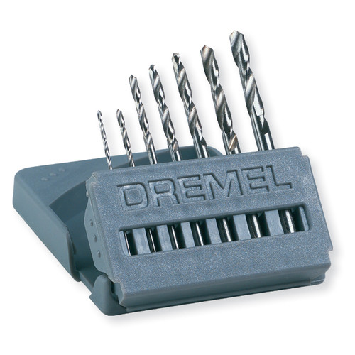 Dremel 62801 7Piece High Speed Steel Drill Bit Set