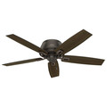 Ceiling Fans | Hunter 53342 52 in. Donegan Onyx Bengal Ceiling Fan with Light image number 3