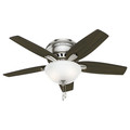 Ceiling Fans | Hunter 51082 42 in. Newsome Brushed Nickel Ceiling Fan with Light image number 8