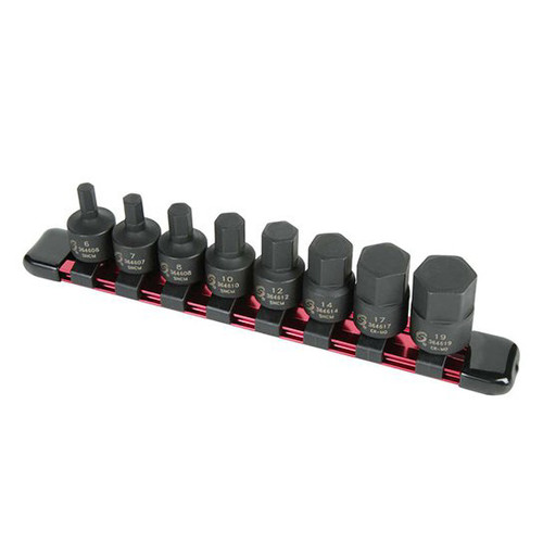 Sockets | Sunex 3645 8-Piece 3/8 in. Drive Metric Stubby Hex Impact Socket Set image number 0