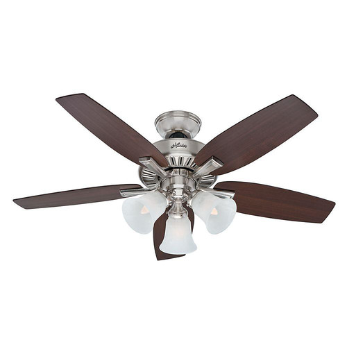 Ceiling Fans | Factory Reconditioned Hunter CC52115 46 in. Brushed Nickel Indoor Ceiling Fan image number 0