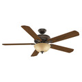 Ceiling Fans | Casablanca 55006 Ainsworth Gallery 60 in. Traditional Onyx Bengal Distressed Walnut Indoor Ceiling Fan image number 2
