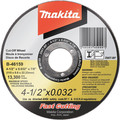 Grinding, Sanding, Polishing Accessories | Makita B-46159-25 4-1/2 in. x .032 in. x 7/8 in. Ultra Thin Cut-Off Grinding Wheel (25-Pack) image number 1
