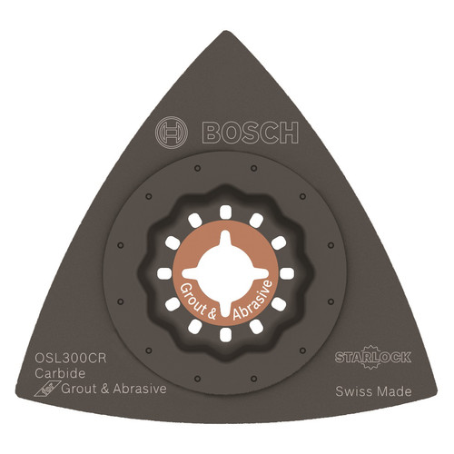 Multi Tools | Bosch OSL300CR 3 in. Starlock Carbide Grit Delta Rasp image number 0