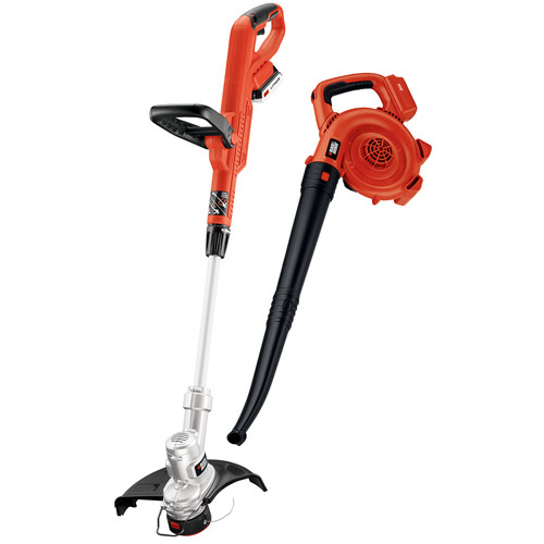 Outdoor Power Combo Kits | Black & Decker LCC300 20V MAX 2.0 Ah Lithium-Ion Cordless String Trimmer and Sweeper Combo Kit image number 0
