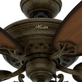 Ceiling Fans | Hunter 54015 Prestige 54 in. Crown Park Tuscan Gold Ceiling Fan with Light image number 6