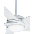 Ceiling Fans | Casablanca 59165 54 in. Stealth DC Snow White Ceiling Fan with Light and Remote image number 3