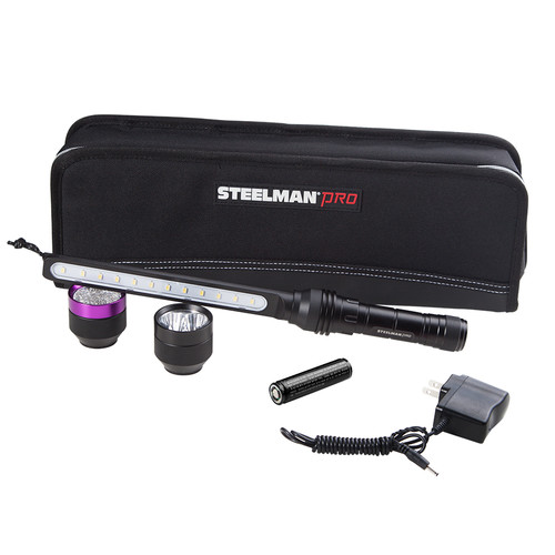 Flashlights | Steelman 78708 Lithium-Ion Reachargable All-in-One LED Light Kit image number 0