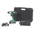 Impact Drivers | Hitachi WH18DGL 18V Cordless Lithium-Ion 1/4 in. Hex Impact Driver Kit (Open Box) image number 0