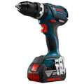 Hammer Drills | Bosch HDS183-01 18V 4.0 Ah Cordless Lithium-Ion EC Brushless Compact Tough 1/2 in. Hammer Drill Driver Kit image number 2