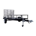 Utility Trailer | Detail K2 MMT6X10 6 ft. x 10 ft. Multi Purpose Open Rail Utility Trailer with Drive-Up Gate image number 1