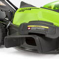 Push Mowers | Greenworks 25223 40V G-MAX Cordless Lithium-Ion 19 in. 3-in-1 Lawn Mower image number 5