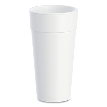  | Dart 24J16 J Cup 24 oz. Insulated Foam Cups - White (500/Carton)