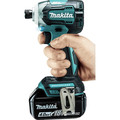 Impact Drivers | Makita XDT12M LXT 18V Cordless Lithium-Ion 1/4 in. Brushless Quick-Shift 4-Speed Impact Driver Kit image number 9