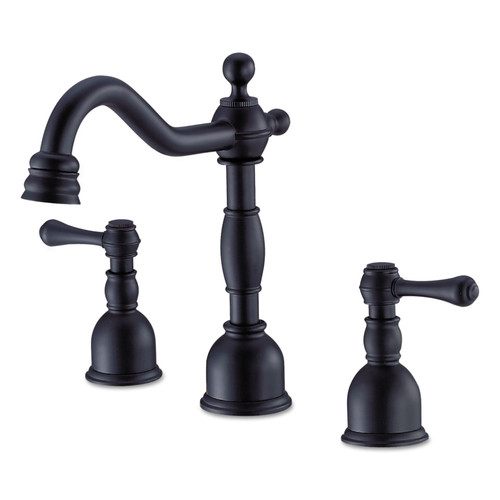 Fixtures | Danze D303157BS Opulence 1.2 GPM Mini-Widespread Lavatory Faucet (Satin Black) image number 0
