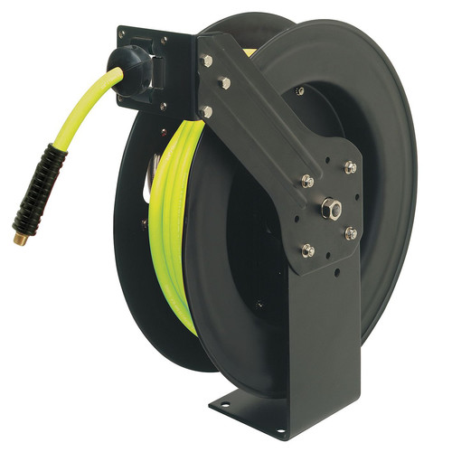 Air Hoses and Reels | Legacy Mfg. Co. L8611FZ 3/8 in. X 50 ft. Retractable Open Face Hose Reel image number 0