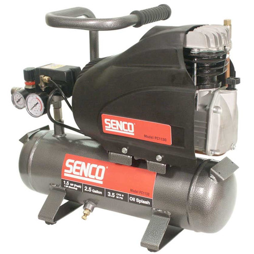 Portable Air Compressors | Factory Reconditioned SENCO PC1130 1.5 HP 2.5 Gallon Oil-Lube Hand Carry Air Compressor image number 0