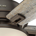 Ceiling Fans | Hunter 54170 60 in. Donegan Onyx Bengal Ceiling Fan with Light image number 3