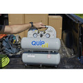 Portable Air Compressors | Quipall 4-1-SILTWN-AL Ultra Quiet 1 HP 4.6 Gallon Oil-Free Twin Stack Air Compressor image number 12