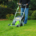 Push Mowers | Greenworks 25223 40V G-MAX Cordless Lithium-Ion 19 in. 3-in-1 Lawn Mower image number 8