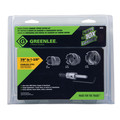 Bits and Bit Sets | Greenlee 50006550 5-Piece Stainless Steel Carbide Tipped Hole Cutter Kit image number 2