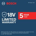 Reciprocating Saws | Bosch CRS180B 18V Variable Speed Lithium-Ion 1-1/8 in. Cordless D-Handle Reciprocating Saw (Tool Only) image number 5