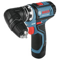 Drill Drivers | Factory Reconditioned Bosch GSR12V-140FCB22-RT 12V Lithium-Ion Max FlexiClick 5-In-1 1/4 in. Cordless Drill Driver System Kit (2 Ah) image number 2