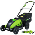Push Mowers | Greenworks 2500502 40V G-Max 4.0 Ah Lithium-Ion 19 in. DigiPro Lawn Mower image number 4