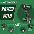 Impact Wrenches | Metabo HPT WR18DBDL2Q4M 18V Brushless Lithium-Ion 1/2 in. Cordless Triple Hammer Impact Wrench (Tool Only) image number 2