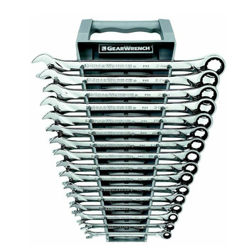 | GearWrench 85099 16-Piece 12-Point Metric XL Combination Ratcheting Wrench Set