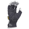 Work Gloves | Dewalt DPG230L Technician Fingerless Gloves - Large image number 1